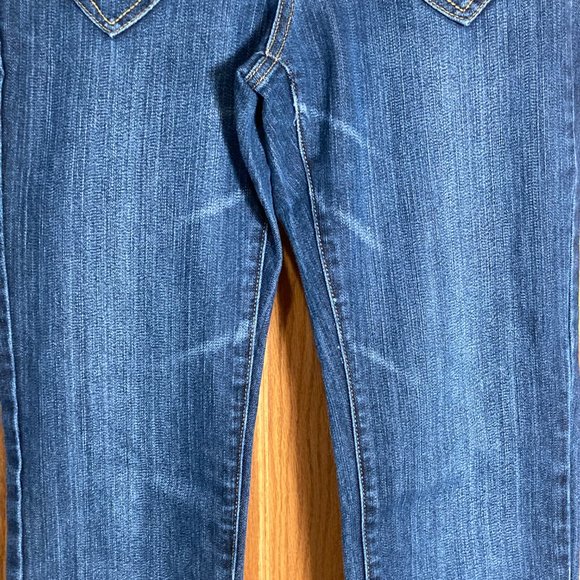 REHAB JEANS Women's 5 Skinny Blue Denim Jeans Front & Back Flap Pockets EUC - Picture 5 of 5
